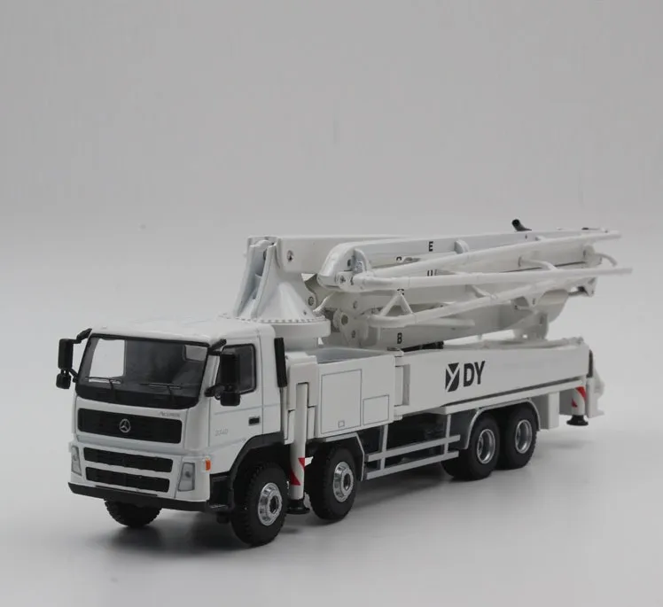 Exqusite Alloy Model 1:50 Scale Original DY Concrete Pump Truck Vehicles DieCast Toy Model for Collection,Play, Decoration