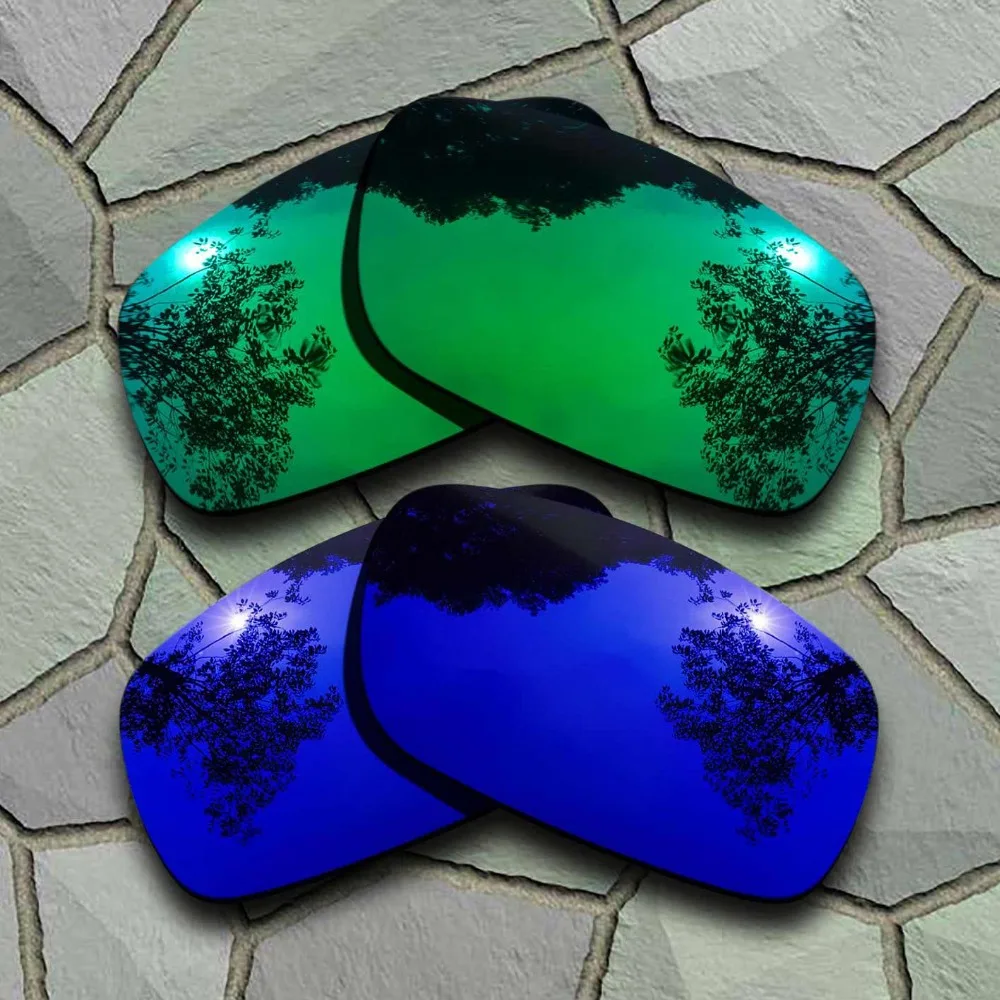 

Jade Green&Violet Blue Sunglasses Polarized Replacement Lenses for Crankshaft