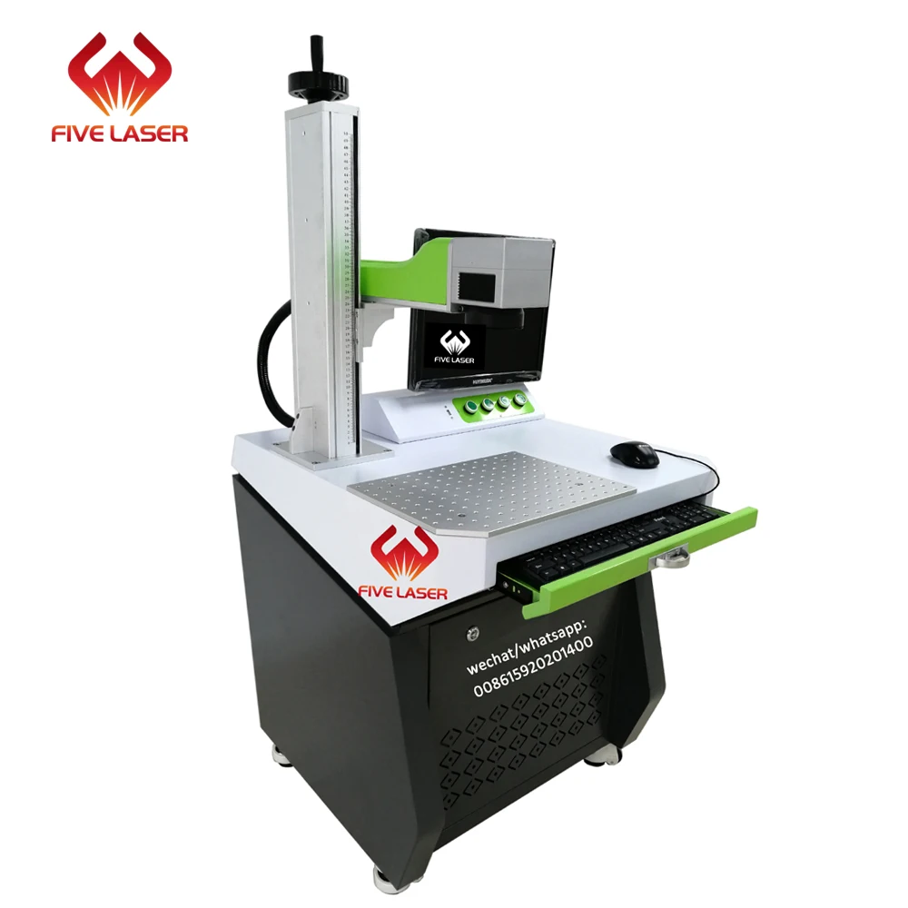 1064nm 30w fiber laser marker with Raycus pulsed fiber laser source 200*200mm working area for logo & serial number making