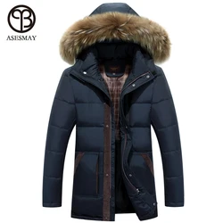 Asesmay 2021 Fashion Men Winter Jackets Men Coat Winter Men's Down Parka Male Brand-clothing Duck Down Jacket Winter