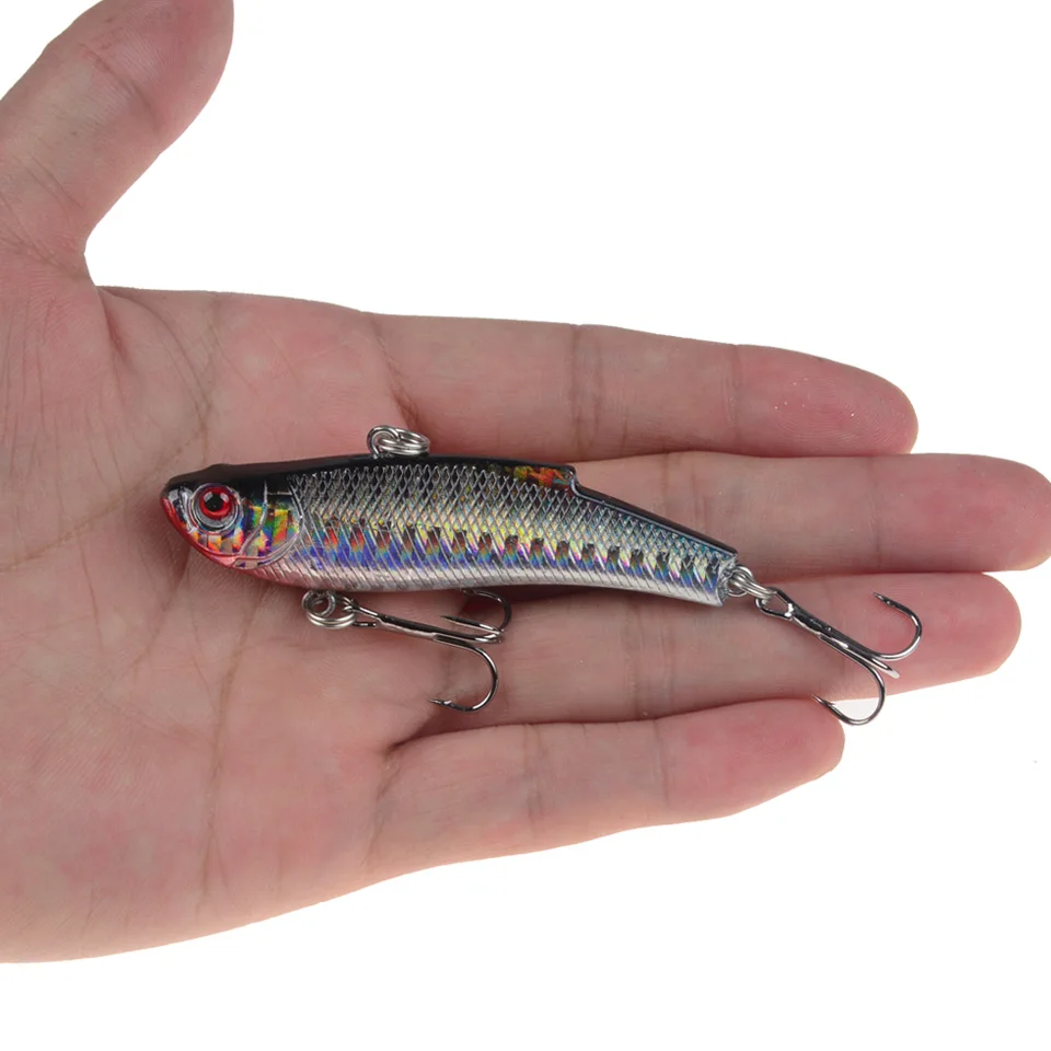 1pcs Winter VIB Lure Hard Bait 7cm 20g Long Shot Crankbait Wobblers Sinking Isca Artificial Leurre Peche Fishing Lure For Pike