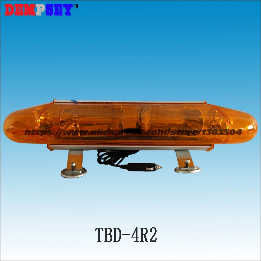 TBD-4R2 ,Xenon Strobe  Mini Lightbar, 0.6M Length Blasting Flash Lightbar,DC12/24V Amber Warning lights truck,Magnetic install