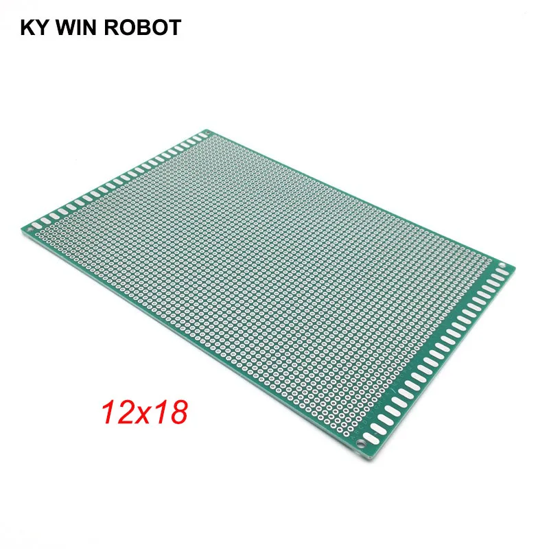 1 szt. 12x18cm 120x180 mm dwustronny prototyp PCB uniwersalna płytka drukowana Protoboard dla Arduino