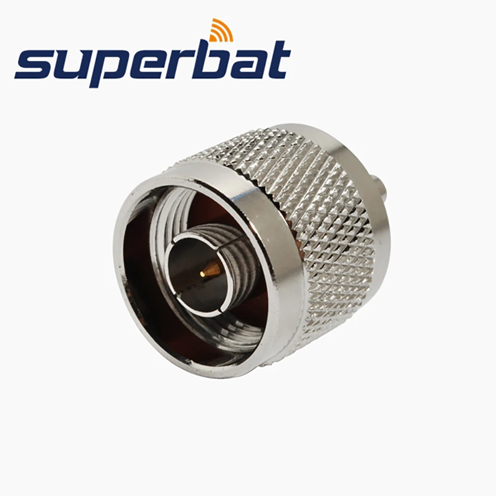 Superbat N-MMCX Adapter N Male to MMCX Female Straight RF Coaxial Connector