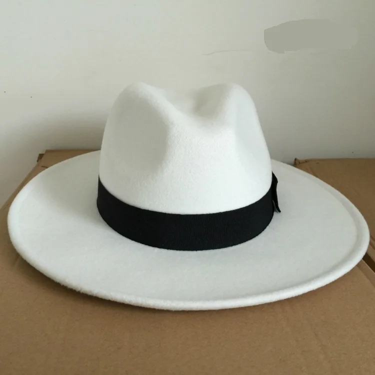 

Michael Jackson Cosplay Hats MJ Cos Adult Accessories Billie Jean Smooth Criminal Dangerous Woolen Hat White Black Red Colors