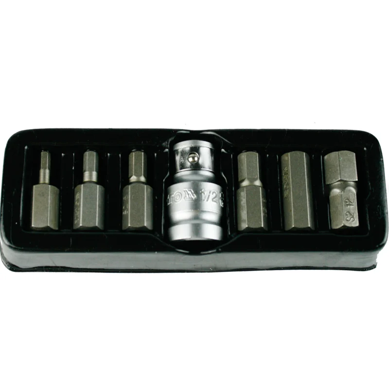 Imagem -04 - Parafusadeira Hexagonal de Impacto para Trabalho Pesado em 30 mm de Comprimento 10 mm Conjunto com Adaptador para Soquete de Drive de Polegadas h4 h5 h6 h8 H10 H12