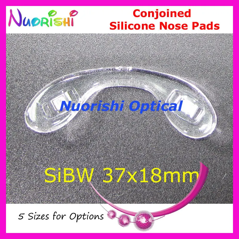 

100pcs Clear Soft Conjoined Bridge Silicone Glasses Eyeglass Spectacle Eyewear Nose Pads 5 Sizes Accessories SiB Free Shipping