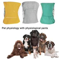 Newly reusable male pet dog diaper pants simple menstrual hygiene diaper pet supplies XS-XXL Physiological Pants Hygienic Waterp