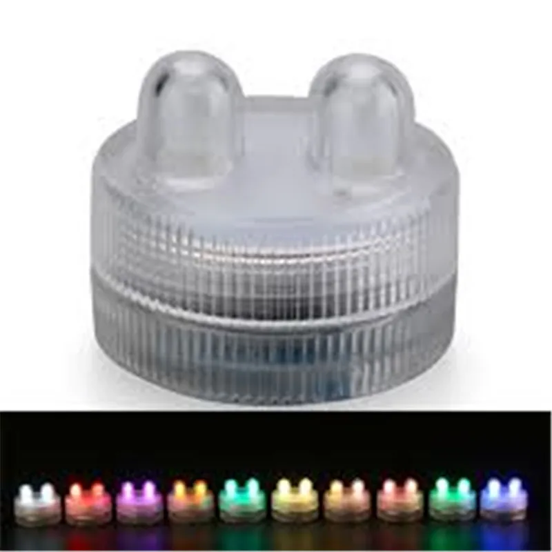 

White, Warm White, Red, Green, Blue, Orange, Teal, Amber, Pink, Purple, RGB Color Changing Battery Waterproof LED Tea Light