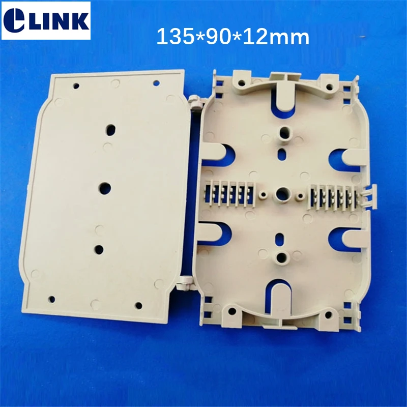 12core fiber splicing tray beige for terminal box patch panel ftth optical protective cassette plastic tray small type 30pcs