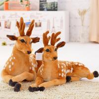 Simulation Plush Sika Deer Stuffed Toy Soft Deer Plush Doll For Kids Baby Children Birthday Gift