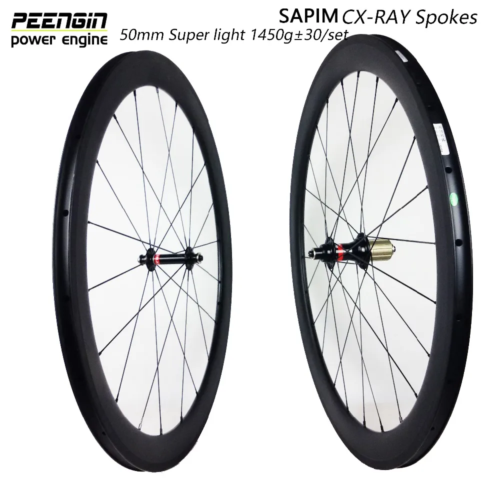 PEENGIN Carbon Racing Wheelset 38 50 60 88mm 23/25mm Clincher Wheel Belgium Spoke CX-Ray R13 Bend R36 Ceramic Straight Pull Hub