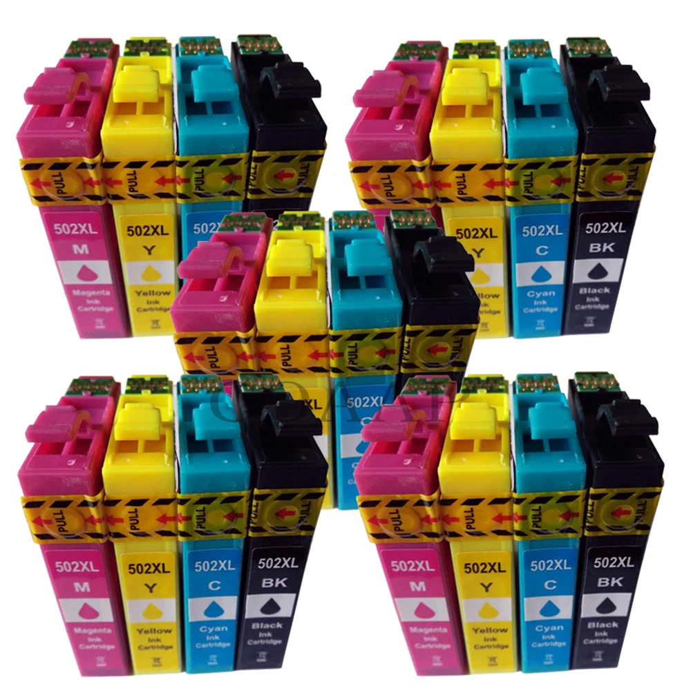 

Compatible ink cartridge for EPSON 502 T502 XL for Expression Premium XP5100 XP5105 & Wrokforce wf-2865 wf-2860 Printer