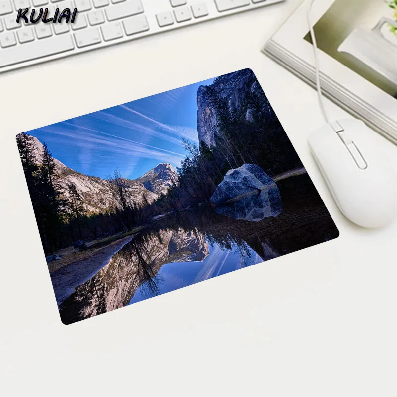 XGZ Nice Sky Panoramic Rectangular Small Size Rubber Cool Durable Three Mouse Pad Mousepad For Computer Notebook Mice Mat