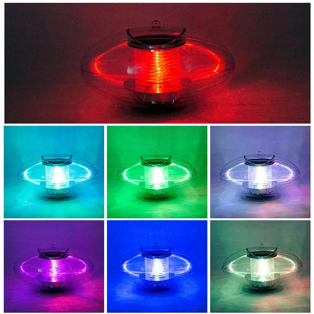 Solar LED Water Floating Ball Lamp Automatic 7 Colors Changing LED Outdoor Pool Night Light for Pond Garden Fountain Decoration