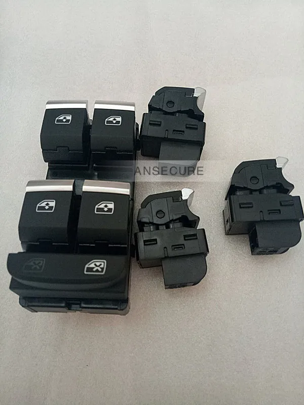 4 pcs Master Electric Power Window Switch Button For AUDI A4 B9 2016-2017 8WD 959 851 8WD 959 855