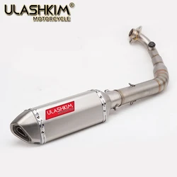 Motorcycle Full Exhaust System Front Pipe Muffler Slip On For YAMAHA ZUMA Cygnus X Smax BWS 125 150 X BWS125 ZUMA125 Exhaust