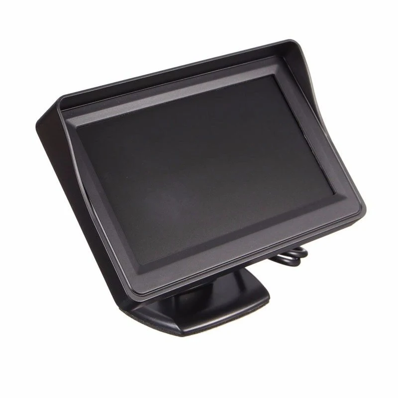 Car Reverse Rearview 4.3 Inch TFT Color LCD Screen Desktop Display Visual Reverse Image Support Auto Rear Vie Onboard Monitor