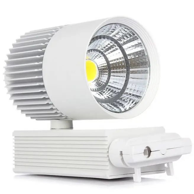 Luz de led para pista cob 40w, luz de led para teto de cozinha moderna, comercial, industrial, lojas, trilho, lojas, iluminação para ambientes internos