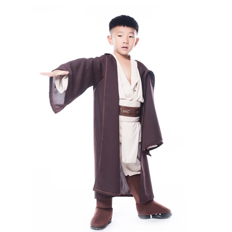 S-L Kids Boys Movie Cosplay Halloween Jedi Costumes Children' day Christmas Stage performance Masquerade party dress