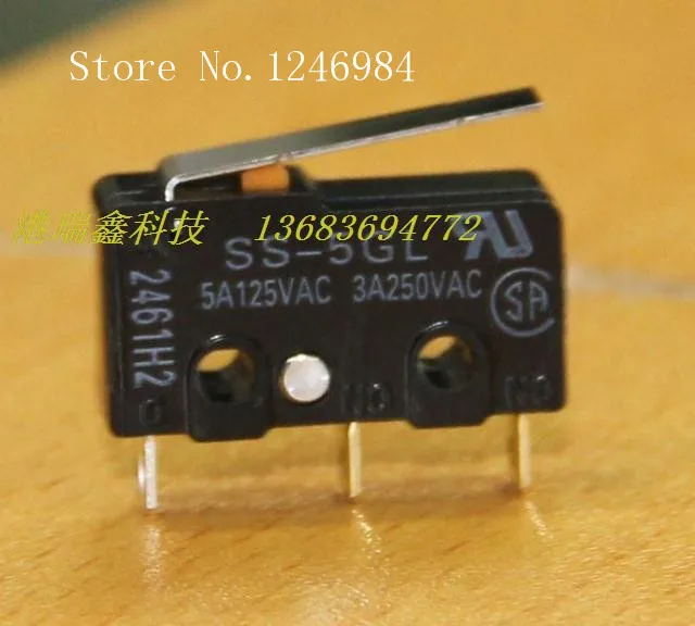 

[SA]Electronic switch micro-switches trip reset switch genuine original SS-5GL--50pcs/lot