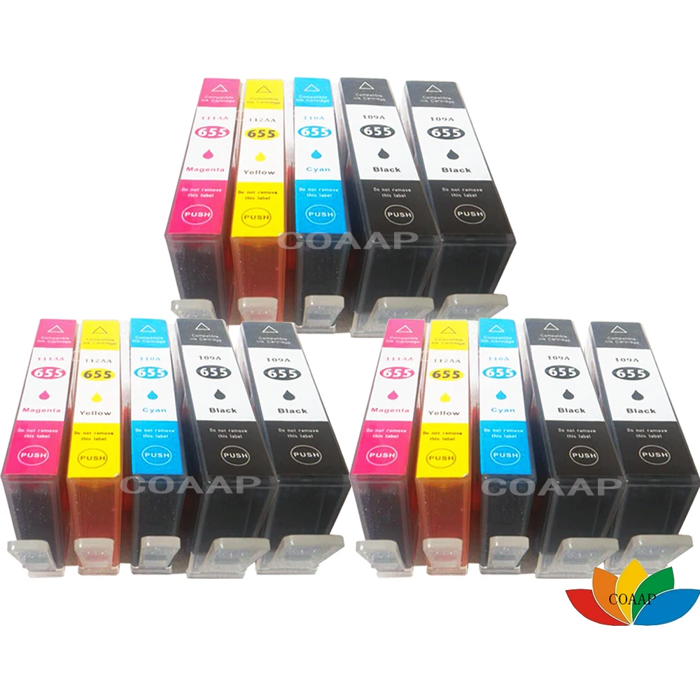 

15x Compatible ink cartridge for HP 655 XL deskjet ink advantage 3525 4615 4625 5525 6520 6525 Printer