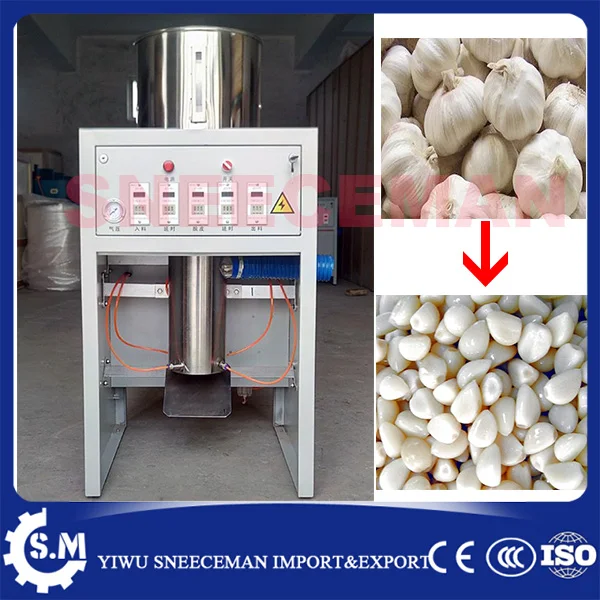 

Garlic Peeling Machine Restaurant Hotel use 80-150kg per hour Garlic Peeler Machine for Sale without air compressor