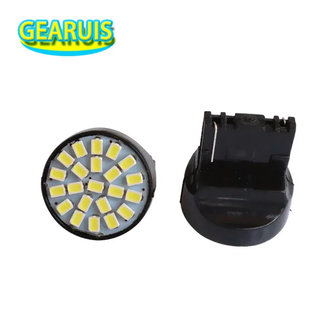 100X T20 W21W 7440 22SMD 1206 3020 LED Car Backup Stop Turn signal reverse light Rear Tail Yellow white blue red DC 12V