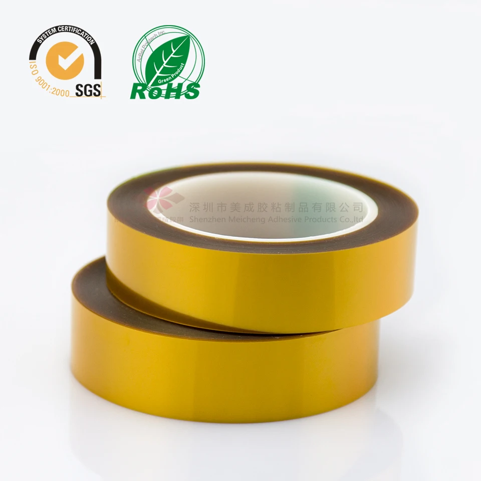 Double Sides Sticky Tape 5-25mm * 20 Meters 0.1mm Thick High Temperature Withstand Polyimide Film for PCB SMT Motor transformer