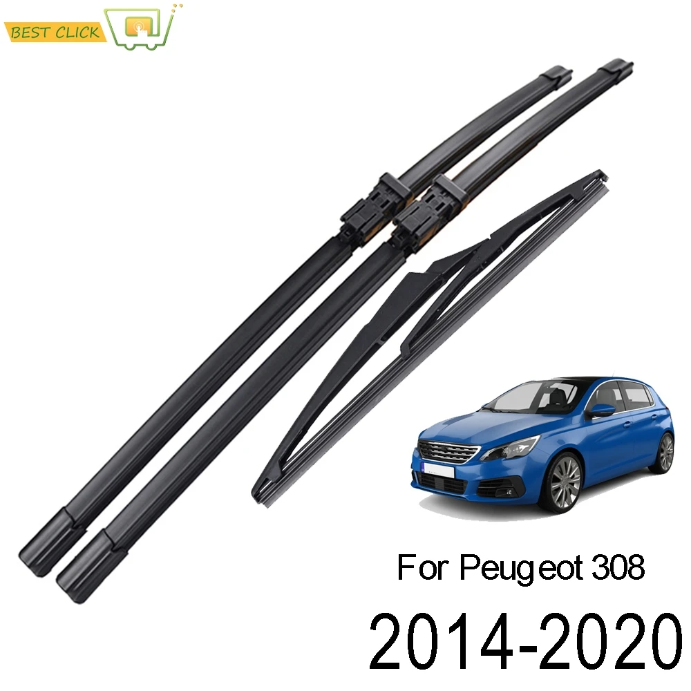 

Misima Windshield Windscreen Wiper Blades For Peugeot 308 T9 Hatchback Front Rear Window 2014 2015 2016 2017 2018 2019 2020