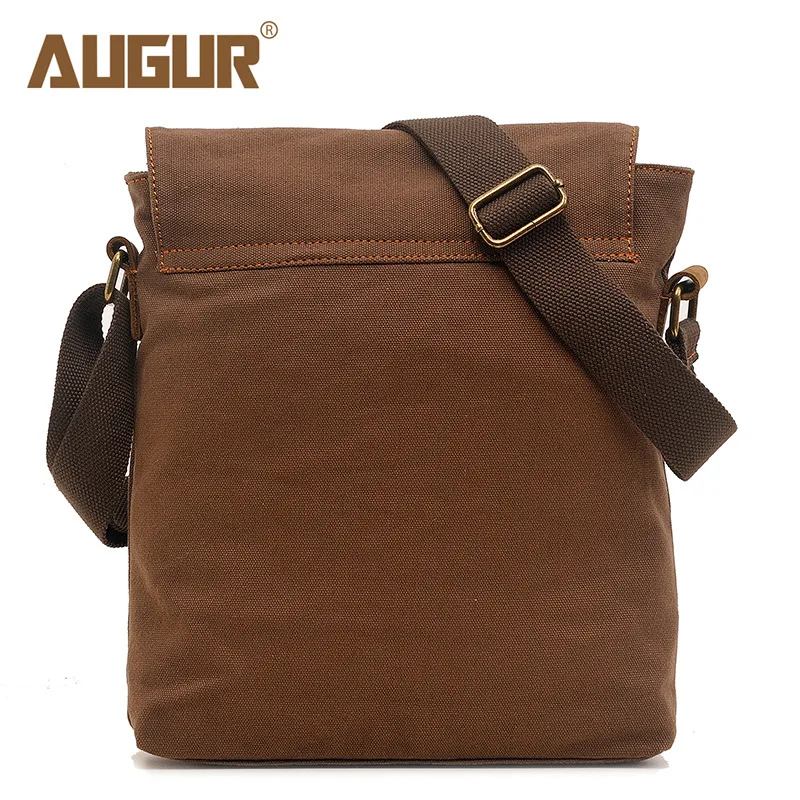 AUGUR 2024 Canvas Crossbody Bag Men Military Army Vintage Messenger Bags Large Shoulder Bag Casual Travel Bags