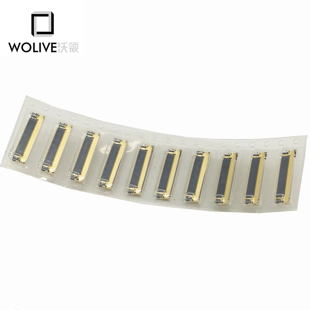 Wolive 10pieces Brand new I-PEX LCD LED LVDS Cable Connector For Macbook Pro 13'' A1278 A1342 2008-2012 30 pins