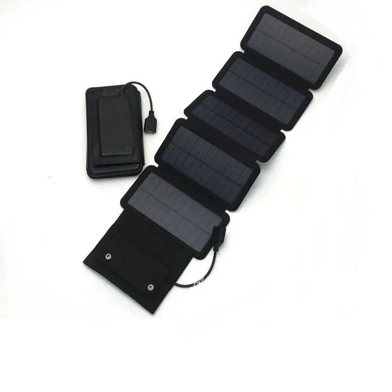 New 7.5W Solar power bank 5V/1.5A mobile powerbank universal portable Mono Silicon solar Panel charger
