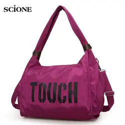 Bolso de gimnasio de nailon para mujer y niña, bolsa de viaje para momia, bolso de hombro para deportes al aire libre, bolso de gimnasio diario, bolso de Yoga XA74WA