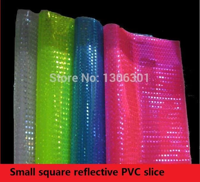 Fatia prismática reflexiva de pvc, todos os tipos de cores reflexivos de material de pvc 46cm * 48cm * 20c