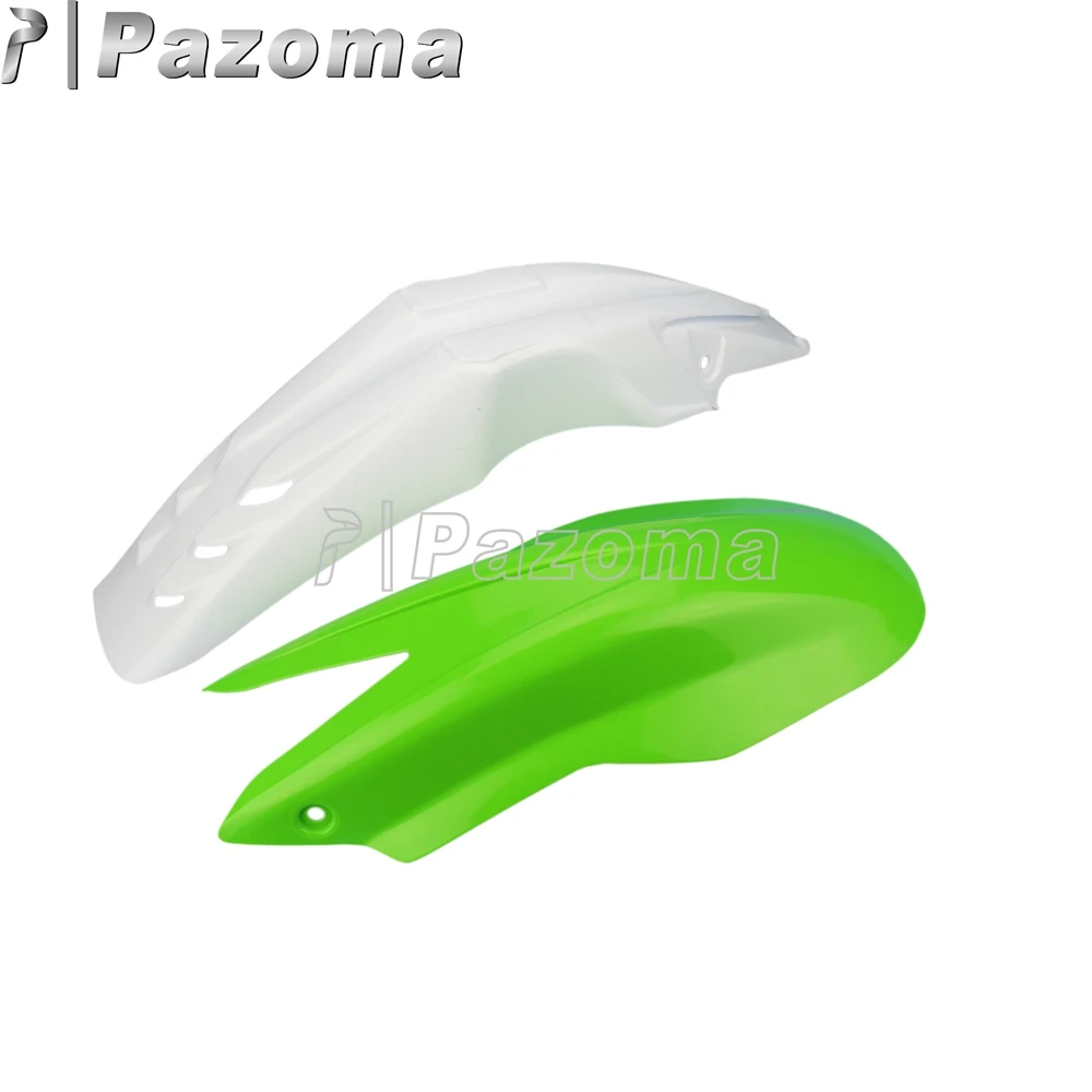 Motorcycle Front Plastic Fender Mudguard For Kawasaki KX 65 85 125 450F 250F KLX140 KLX110 Dirt Bike Enduro Motocross Off Road