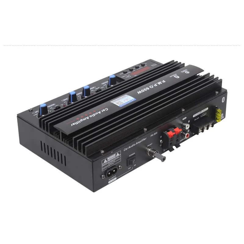 600W MONO Car Amplifier Full Range Speaker Music player Speakers Amplifiers USB Input Music FM Hifi 12V