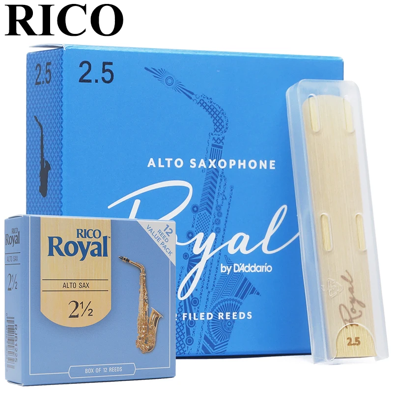 The United States  RICO  Royal blue box Eb alto  sax  reed / alto  saxhpone  reeds