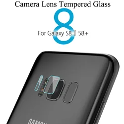 Back Len + Flash Tempered Glass Film For Samsung Galaxy S6 edge S9 Plus Note 5 7 FE 8 Rear Camera Lens Screen Protector