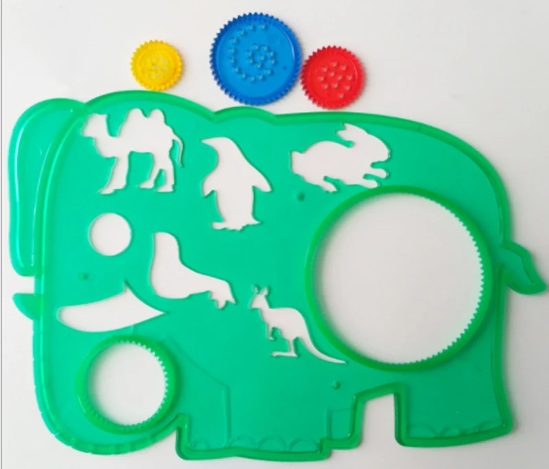 New Freeship 6X elephant rhino magic ruler picture drawing set kid party favor pinata toy bag fillers sticky toy kid party favor