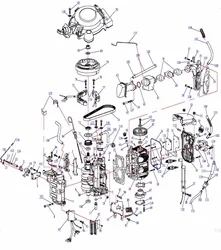 Free Shipping Power System Parts For Hidea HDF9.9, 4 Stroke 9.9HP