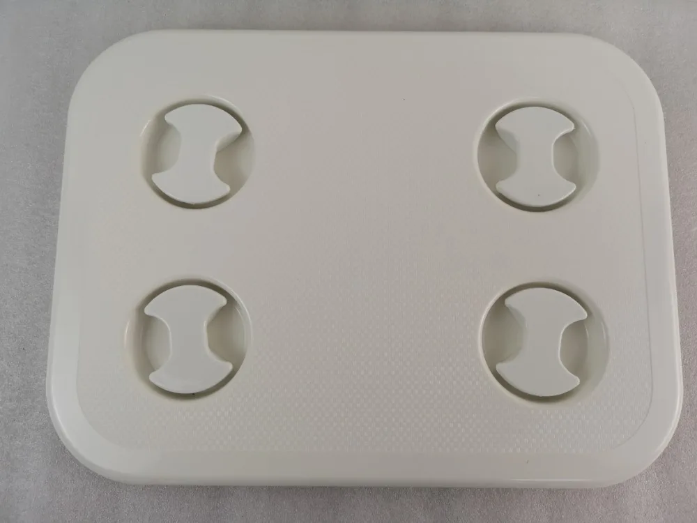 

440*330mm White ABS Plastic Non-Skid Access Inspection Deck Hatch Marine Boat Yacht 0550