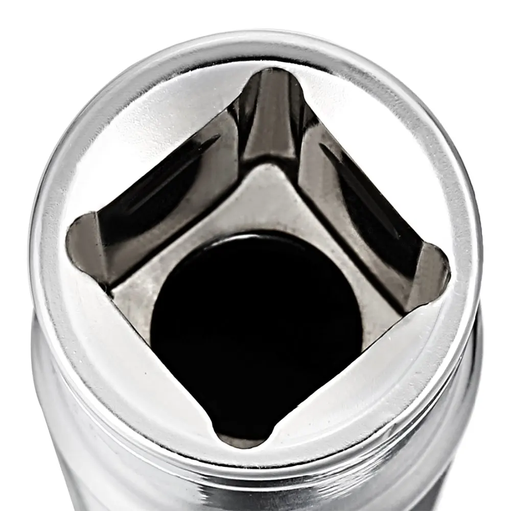 UXCELL 1/2 inch Drive Socket 15mm 16mm 19mm 6 Point Deep Socket Cr-V Steel for Automotive Repairs, Household Maintenance