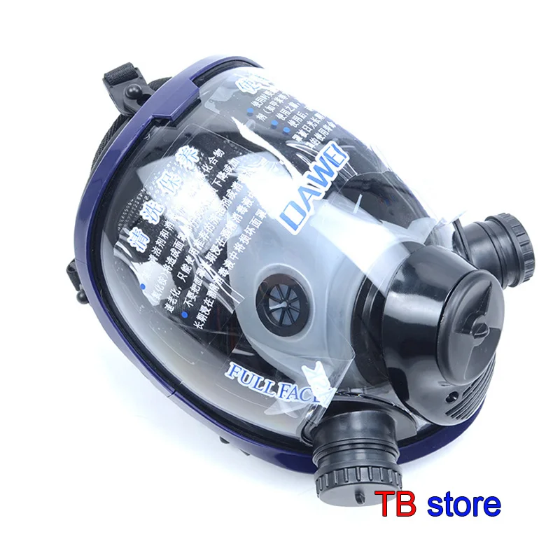 6800 respirator gas mask 3 interface spherical Super clear full face gas mask Universal SJL filter Spraying protective mask