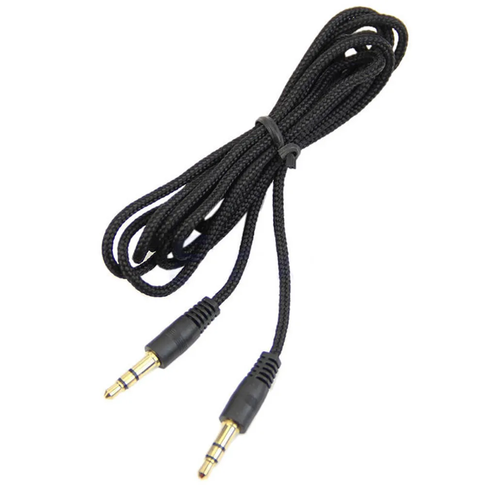 Plug Jack Audio Cable 3.5 mm to 3.5mm Aux Cable 2m 3m 5m Micro USB Cable Gold Plug Car Aux Cord for iphone Samsung xiaomi