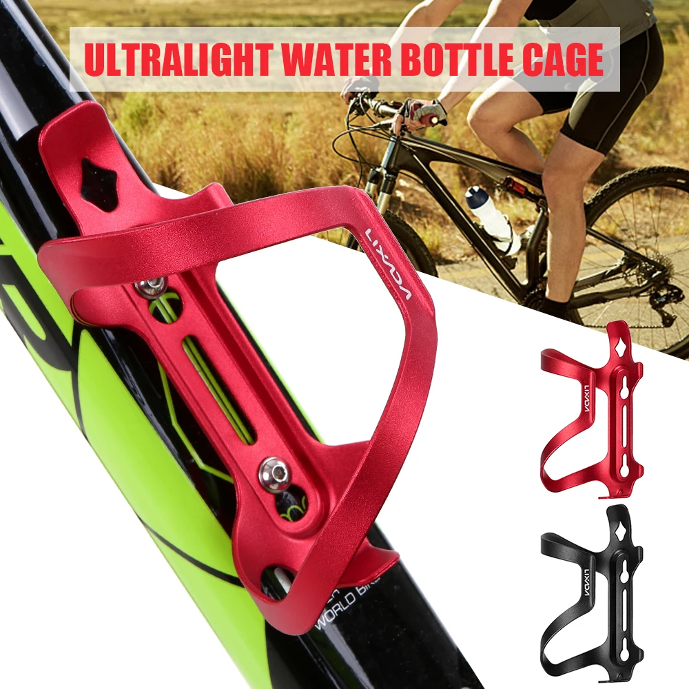 Lixada Lightweight Bike Bottle Holder Alloy MTB Water Bottle Cage Cycle Road Bike Bottle Mount