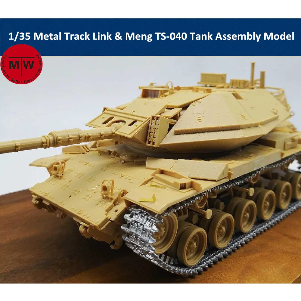 Meng TS-040 1/35 Scale Israel MBT Magach 6B Gal Batash Tank w/Metal Track Links Military Plastic Assembly Model Kit