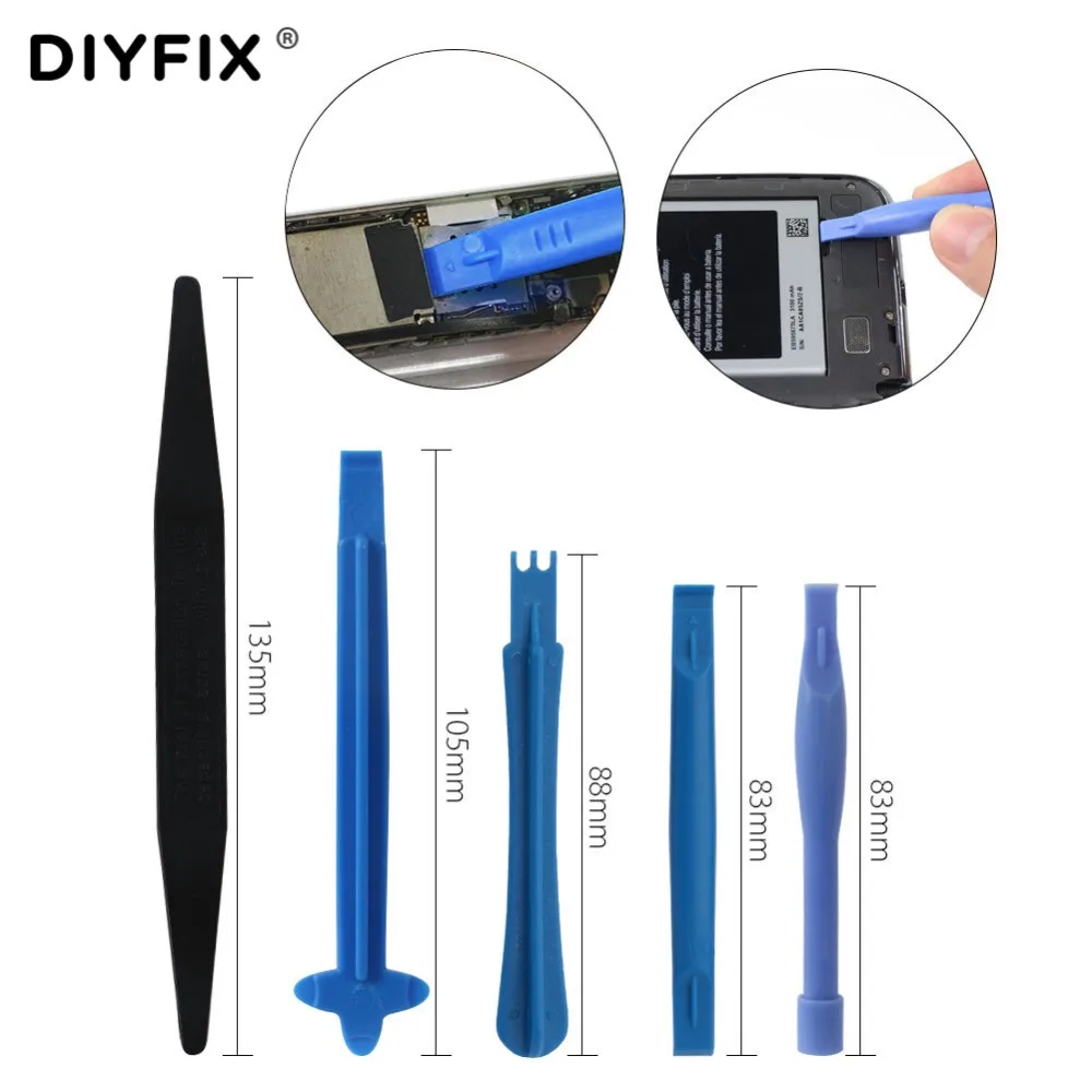 DIYFIX 24 в 1 умный сотовый мобильный телефон, набор инструментов для ремонта открывания, Набор отверток, Разборка инструментов для iPhone, iPad, планшета, ноутбука