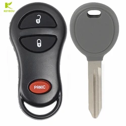 KEYECU Replacement Remote Key Fob 315MHZ for Jeep 1999-2001 Cherokee 1999-2004 Grand Cherokee GQ43VT9T + 4D64 Chip Transponder