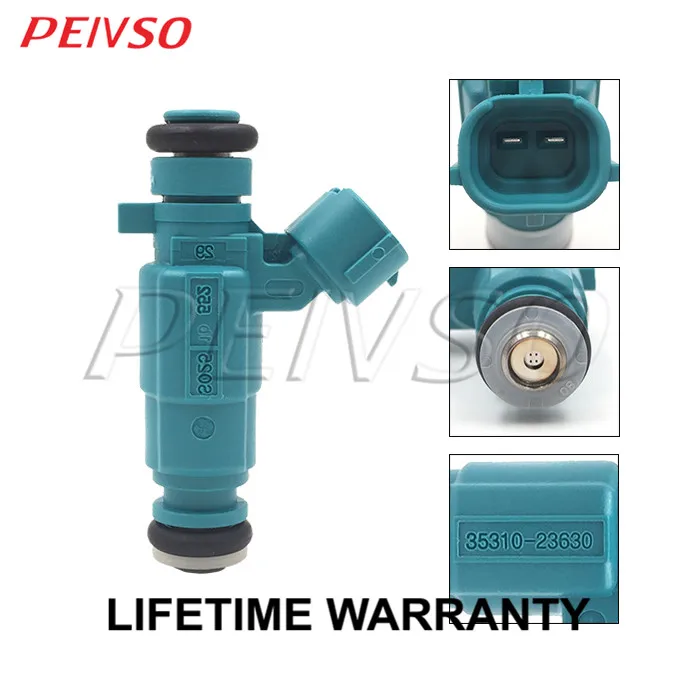 PEIVSO 4pcs 35310-23630 926093002 Fuel Injector For Hyundai&Kia Santa / Tucson / Tiburon / Elantra / Optima / Rondo 2.0L 2.7L